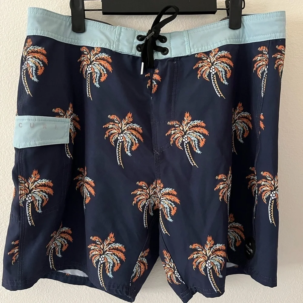Ripcurl Mirage Palm Daze Men’s Board Swim Shorts Beach Surf Size 34